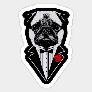 Mr.Pug Sticker